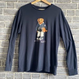 Navy Polo Ralph long-sleeve